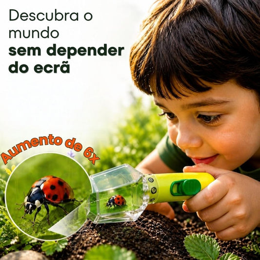 ExploraBug - Lupa Exploradora e Apanhador de Insetos